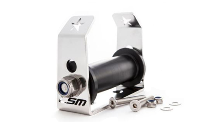 Lonestar Marine CR135 Deck Roller  135mm roller and cradle GX1-GX2